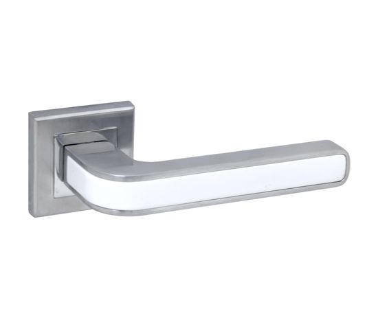 Дверные ручки ADDEN BAU PIEZA Q360 WHITE / CHROME 940000001490 – изображение 2