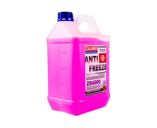 Антифриз ZALMER Antifreeze ZR4000 LLC G13 фиолетовый -40С 5кг ZR40V005 – изображение 2