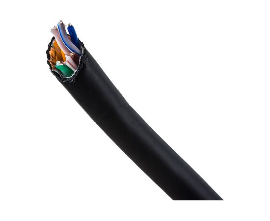 Кабель SkyNet Premium FTP outdoor 4x2x0,51, медный, FLUKE TEST, кат.5e, однож., 305 м, box, черный CSP-FTP-4-CU-OUT – изображение 3