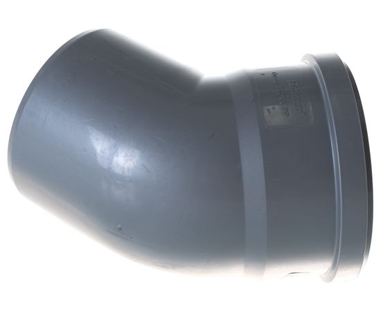 Отвод внутренней канализации LAMMIN 110х45 градусов Lm35040011045 – изображение 3