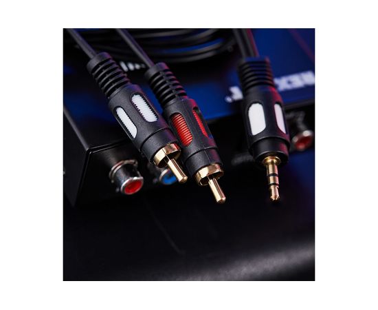 Шнур REXANT Стерео 3,5 мм - 2 RCA, длина 1,5 метра 17-4232 – изображение 3