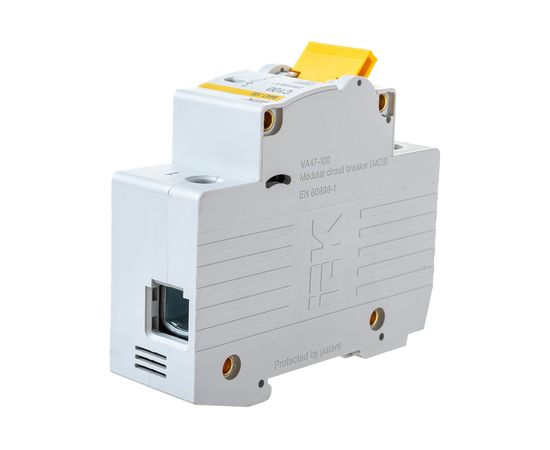 Автоматический модульный выключатель IEK 1п C 100А ВА 47-100 10кА ИЭК MVA40-1-100-C – изображение 3