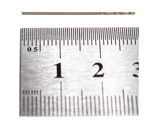 Сверло по металлу (0.8х10х30 мм; ц/х; Р6М5К5; А1; 135 град) GRIFF a112008 – изображение 3