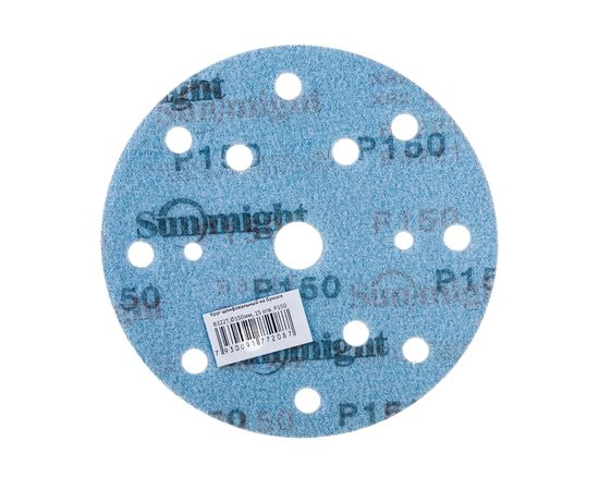 Круг шлифовальный на бумаге B322 (150 мм; 15 отверстий; Р150) SUNMIGHT 7930091772087 – изображение 3