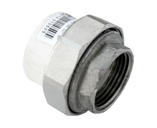 Муфта комбинированная RTP разъемная, американка, внутренняя резьба, D32х3/4 мм 10620 – изображение 4