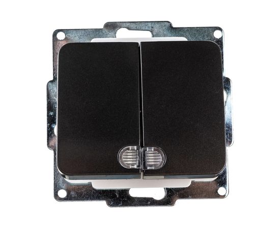 Двухклавишный выключатель с индикатором СВЕТОЗАР ГАММА, SV-54135-DM – изображение 4