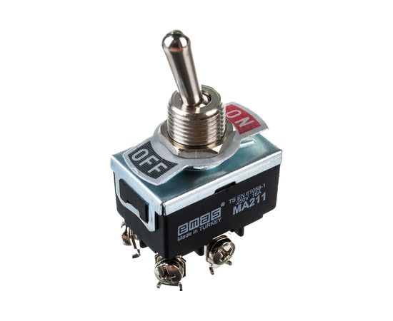 Тумблер Emas ON-OFF дубль контактов, 250В, 16А MA211 – изображение 4