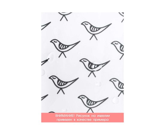 Штора (занавеска) для ванной JoyArty ""Кот-шкодник"" из сатена, 180х200 см с крючками, sc_18507 – изображение 5