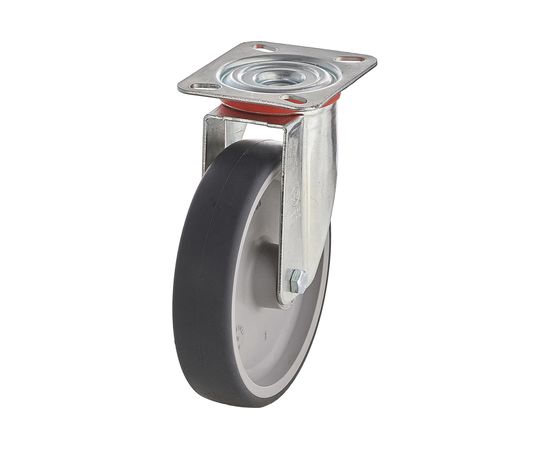 Колесо с вращающейся опорой и пластиной крепления (100 мм; 100 кг) Tellure Rota 714202 – изображение 5