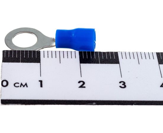 Кольцевой изолированный наконечник REXANT, диам. 6.5 мм, 1.5-2.5 кв.мм, синий 08-0035 – изображение 6