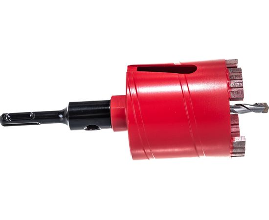 Коронка алмазная с переходником М16-SDS+ (72х70 мм) по бетону DIAM 311102 – изображение 6