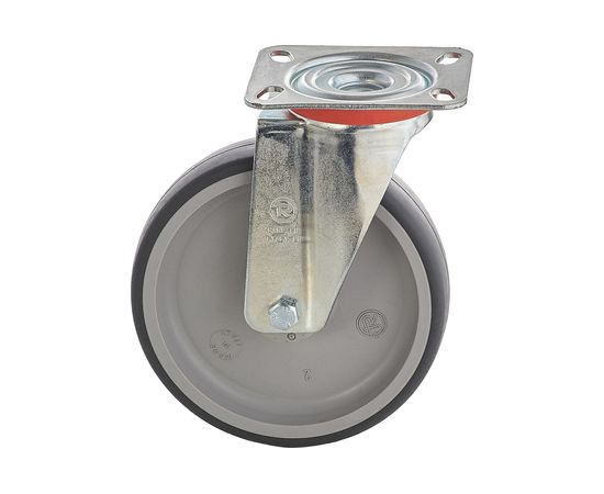Колесо с вращающейся опорой и пластиной крепления (100 мм; 100 кг) Tellure Rota 714202 – изображение 6