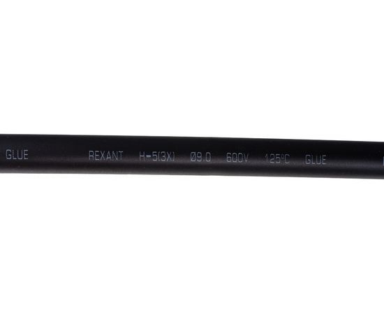 Клеевая термоусадка REXANT 9.0/3.0мм, 3:1, 1м, черная 26-0009 – изображение 7