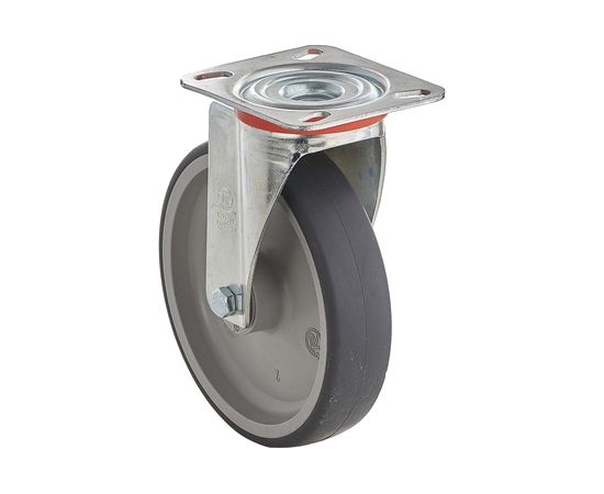 Колесо с вращающейся опорой и пластиной крепления (100 мм; 100 кг) Tellure Rota 714202 – изображение 8