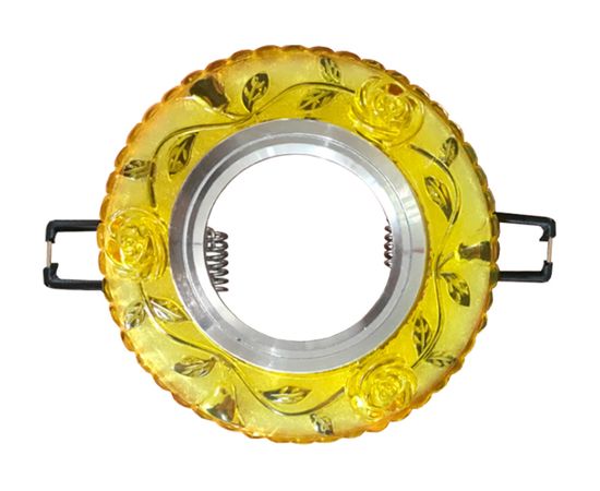 Встраиваемый декоративный светильник Fametto серия Luciole DLS-L150 GU5,3, GLASSY YELLOW UL-00003906 