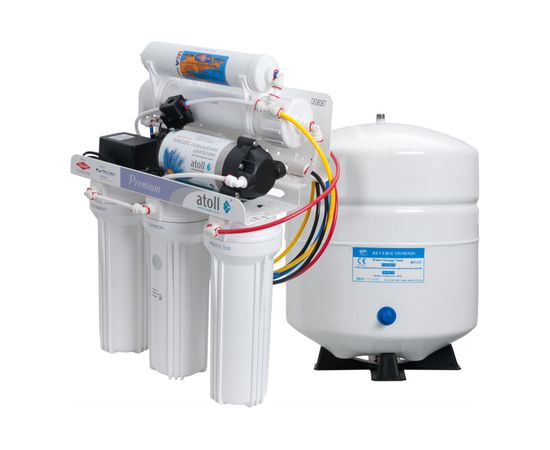 Система обратного осмоса Atoll A-560Ep/A-550p STD 5 ступеней, насос повышения давления, 260 л/сутки 