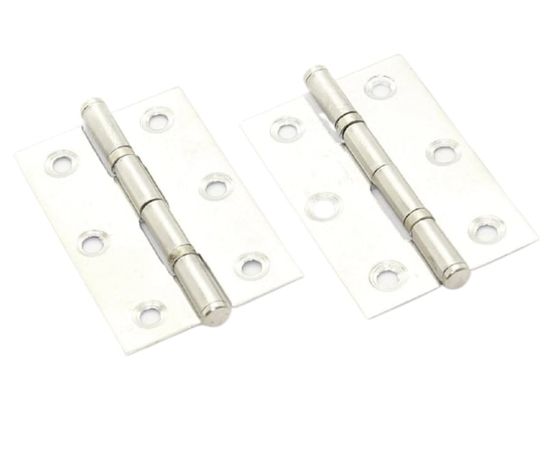 Карточная петля Brante 60х40 мм 2 шт. нержавеющая сталь 450237 