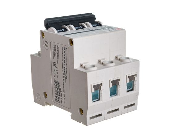 Автоматический трехполюсный выключатель EKF 40А С ВА47-29 4.5кА mcb4729-3-40C 3545580 