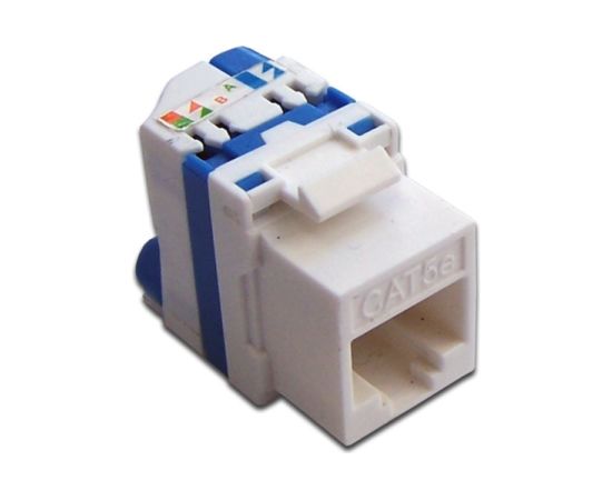 Вставка LANMASTER Keystone Tooless, RJ-45, категория 5e, белая, без инструмента, LAN-TK45U5E/180-WH 