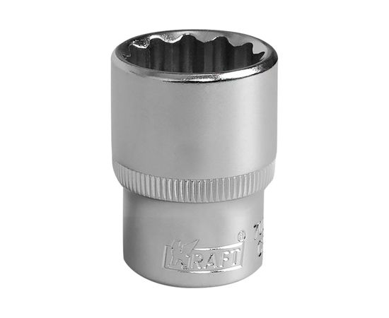 Головка торцевая 12 граней (19 мм; 1/2 Dr) KRAFT KT 700352 
