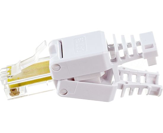 Полевой коннектор LANMASTER RJ-45 8P8C, категории 5E LAN-TMP-U5E-WH 