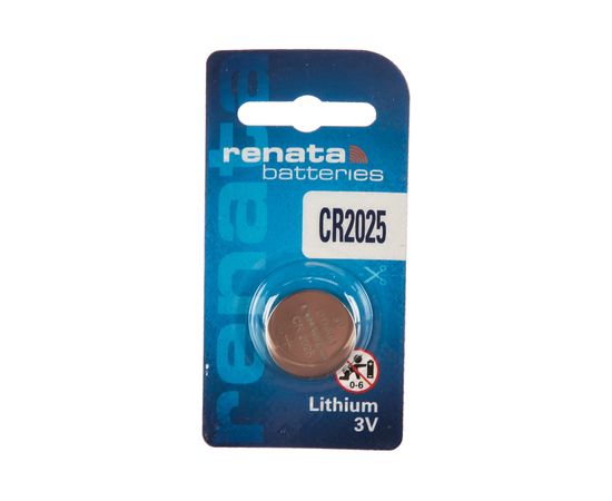 Литиевая батарейка Renata Li/MnO2 CR 2025 165mAh, 3VNEW 12710 
