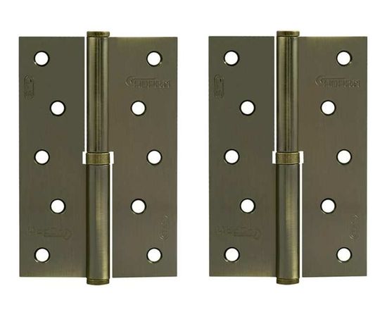 Петля НОРА-М ЕСО 750-5""-FHP-ECO брон.покр. правая 120х80х2,5 15453 