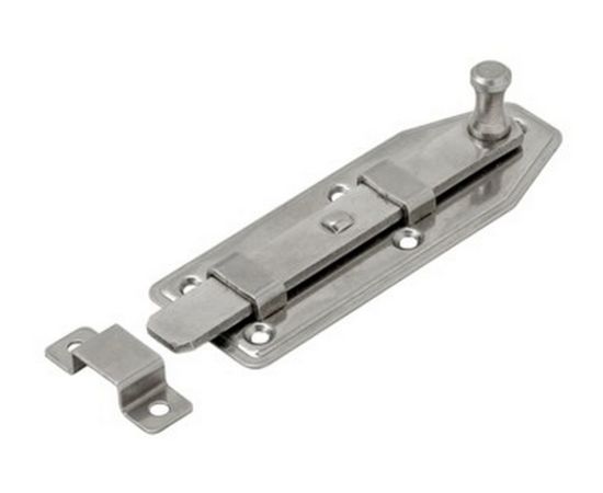 Прямая защелка VORMANN 80х30х1 мм, нержавеющая сталь 010102080 