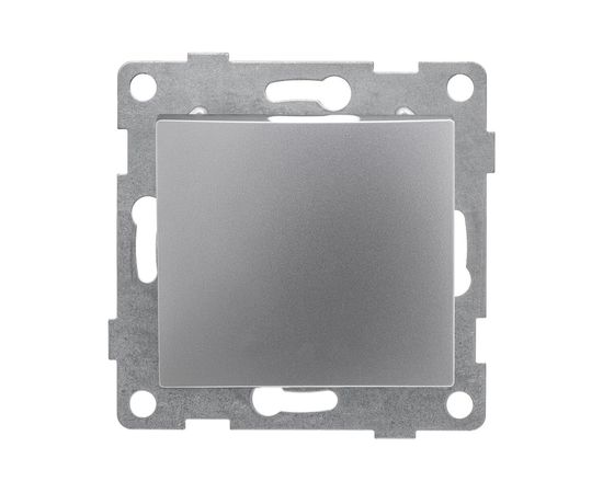 Выключатель GUSI ELECTRIC Bravo 1 клавиша, СУ, 10А, 250В, серебро С10В1-004 