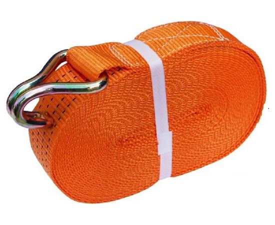 Лента с крючком ДАЛИ-авто 2,5-5 тонн стяжки крепления груза DA-00471 