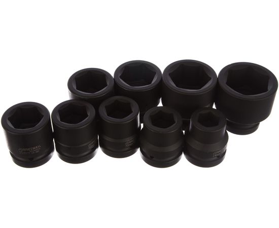 Набор ударных торцевых головок 9 предметов (1" DR 24-50 мм) Jonnesway S03A8109S 