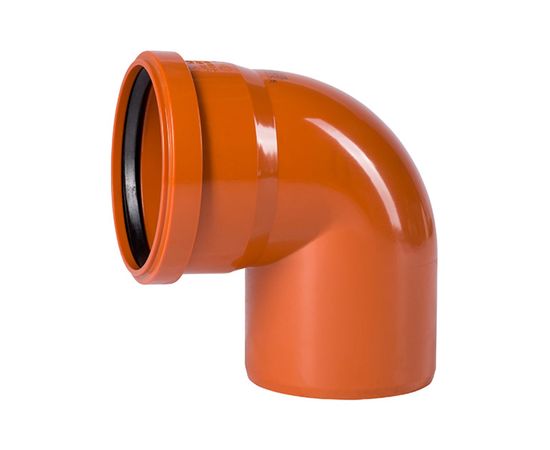 Отвод Ostendorf наружной канализации 110 мм, 87 градусов 220240 