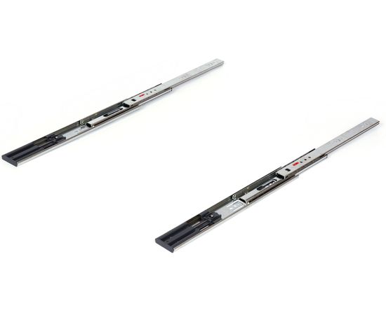 Шариковые направляющие SAMET SO CLASS накладные, высота 46 мм, с доводчиком, 350 мм СТ-00001289 – изображение 2