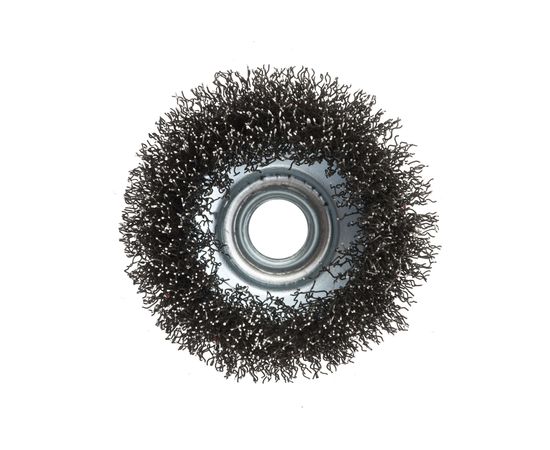 Щетка чашечная с гофрированной нержавеющей проволокой Эксперт 507 (100 мм М14*2 мм) Профоснастка 20801007 – изображение 2