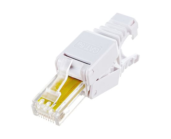 Полевой коннектор LANMASTER RJ-45 8P8C, категории 5E LAN-TMP-U5E-WH – изображение 2