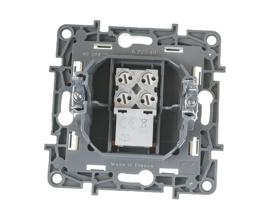 Телефонная розетка RJ11 Legrand Etika слоновая кость 672340 – изображение 2