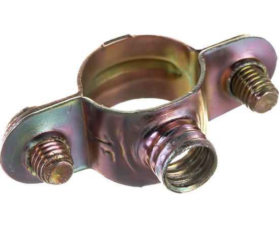 Хомут для медной трубы СВК ду 15 с дюбелем, 10 шт. SVK-FCU1510 – изображение 2