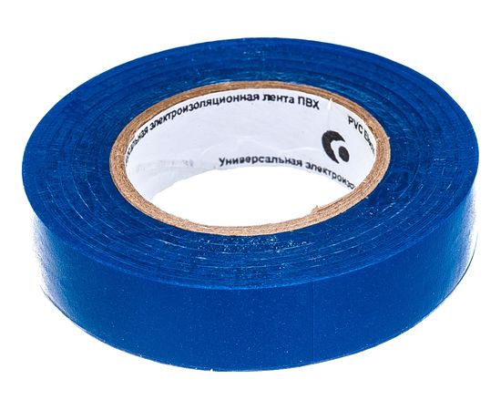 Изоляционная лента на ПВХ основе InLoran 15 мм х 20 м, синяя ИЗ15-20-2 – изображение 2