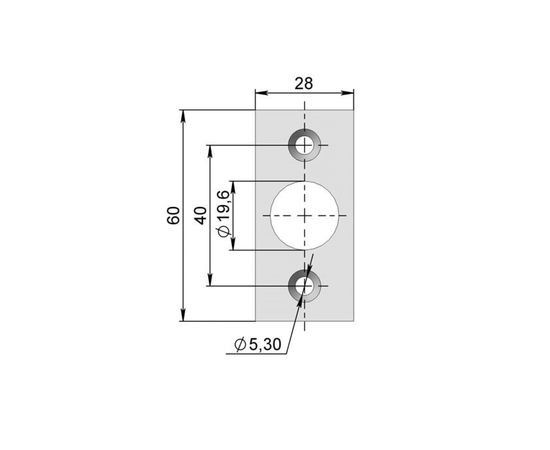 Запорная планка CRIT для задвижки ПЗ-ЗД60-Хп 00095 – изображение 2
