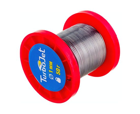 Припой ПОС 40 (проволока; 1 мм; 50 гр; катушка) Turbojet ПОС40П1-50 – изображение 3