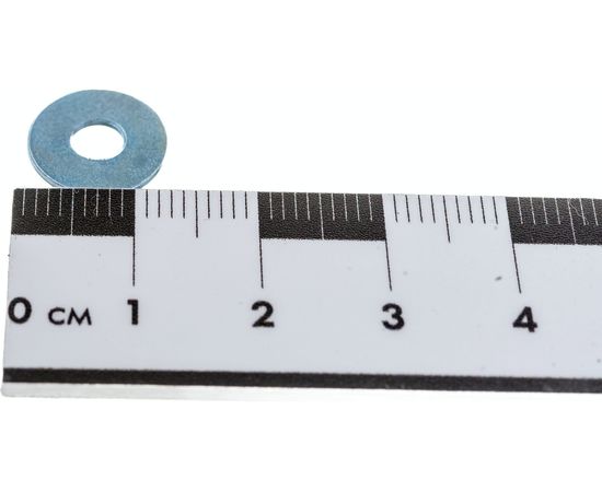 Плоская кузовная шайба Стройметиз 4 DIN 9021, цинк уп. 25 шт. 3070021 – изображение 3