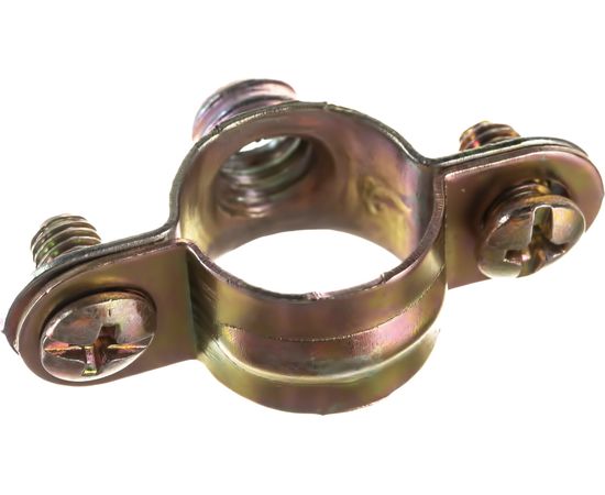 Хомут для медной трубы СВК ду 15 с дюбелем, 10 шт. SVK-FCU1510 – изображение 3