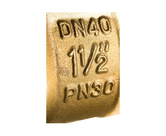 Шаровой кран RM -L ВР-ВР 1 1/2 муфтовый, ручка Ду40 Ру30 11Б27п1 L-112FFL – изображение 3