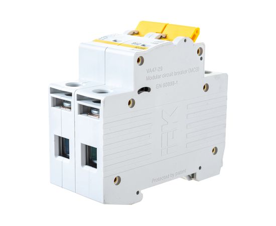 Автоматический выключатель IEK ВА47-29 2Р 16А 4,5кА х-ка D MVA20-2-016-D – изображение 3