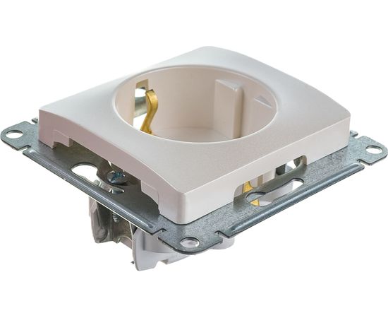 1-местный механизм розетки Schneider Electric скрытой проводки Glossa 16А IP20 с заземлением перламутр GSL000645 – изображение 3