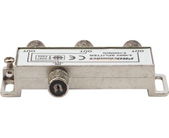 Делитель ТВ PROconnect на 3 выхода F разъём 5-1000 МГц 05-6022 – изображение 3