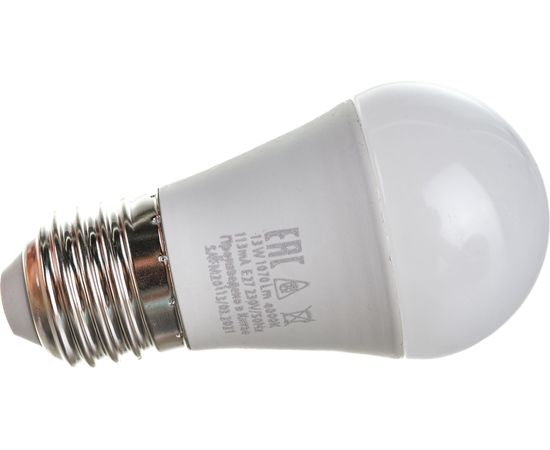 Светодиодная лампа SAFFIT SBG4513, G45 шар, 13W 230V E27 4000К, 1070Lm 55161 – изображение 4