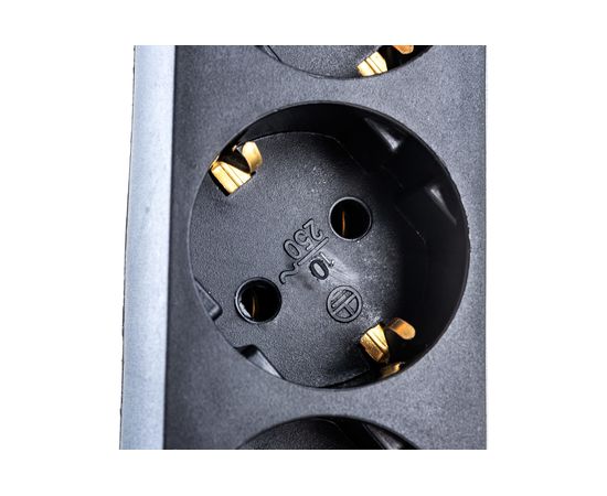 Сетевой фильтр ExeGate SP-3-3B 3 евро с заземлением 3м защита от перегрузки выключатель с подсветкой черный 221179 – изображение 4