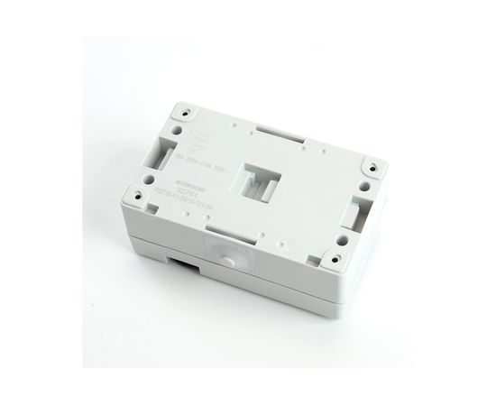 Блок STEKKER: розетка одноместная с заземляющим контактом открытой установки, двухклавишный выключатель 250В, 16А 32761 – изображение 4