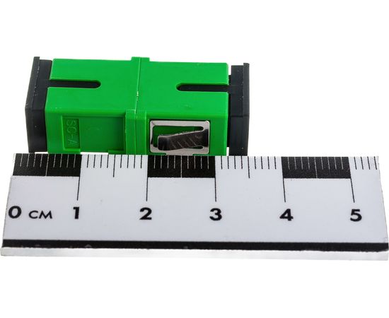 Оптический адаптер LANMASTER SC/APC, без фланцев, SM, симплексный LAN-SC/NF-AM-APC – изображение 4